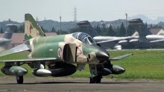 RF4 JASDF Yokota Airbase RTB 横田基地 日米友好祭 2012 [upl. by Amlez400]