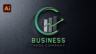 Business Trade Company Logo Design  In Adobeillustrator In This Video Make businesslogodesign [upl. by Aynatan]