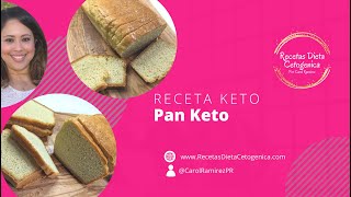 Pan Keto low carb Receta de pan de caja sin harina libre de gluten con harina de almendras [upl. by Ahsert600]