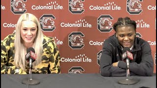 WBB Postgame Coppin State Chloe Kitts and MiLaysia Fulwiley News Conference 111424 [upl. by Held]