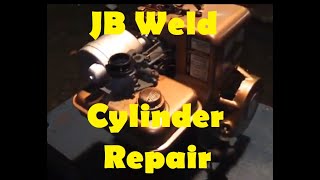 JB Weld Scored cylinder repair PART 2  DID IT WORK [upl. by Mortie]