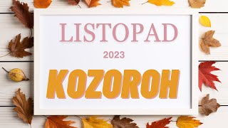 💞 KOZOROH 💞 LISTOPAD 2023 ✨ [upl. by Aivlys800]