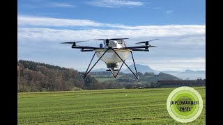 HTL Ried  Agrar amp Umwelttechnik Schneckenkorn streuen per Drohne [upl. by Phenice]