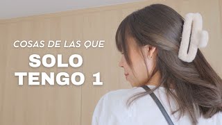 10 cosas de las que solo tengo 1 💛 Minimalismo [upl. by Pilloff]