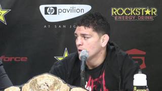 Nick Diaz PostFight Press Conference Highlights [upl. by Sirromaj]