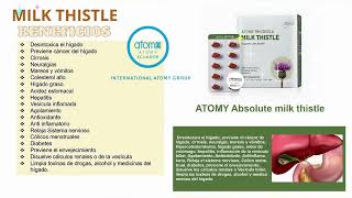 ATOMY Rhodiola Milk Thistle PROTEJE EL HIGADO [upl. by Dwayne335]