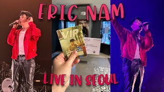 ERIC NAM Live in Seoul 2024  Concert Vlog [upl. by Itagaki]