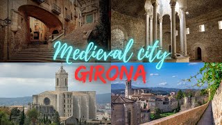 Girona  Spain 🇪🇸  Walking Tour  Medieval City  November 2023 HD [upl. by Nirtiak]