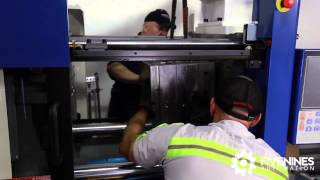 TOYO Injection Molding Machine Medical Device Mold Installation [upl. by Efrem]