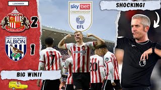 Sunderland 21 West Brom Review  Big Win  Shocking Ref [upl. by Pegg]