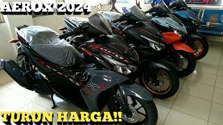 FULL REVIEW NEW YAMAHA AEROX 155 2024 [upl. by Cato745]