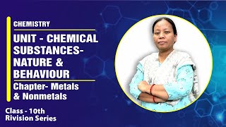 Revision Series for Class X quotChapter  Metals amp Nonmetals  Chemistryquot mrc cbse10th [upl. by Ardnosac572]