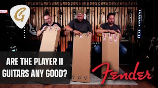 Unboxing the new Fender Player II guitars [upl. by Conlen]