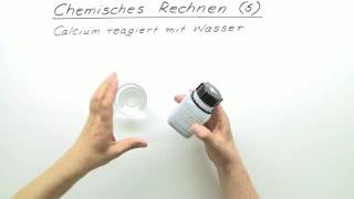 HERSTELLUNG VON LÖSCHKALK  BERECHNUNG  ÜBUNGSVIDEO 2  Chemie  Modelle Formeln und Konzepte [upl. by Heaps]