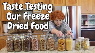 Taste Testing Our Freeze Dried Food [upl. by Roberts]