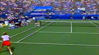 Chris Evert vs Patricia Tarabini 1989 US Open 3rd round [upl. by Nitsed]