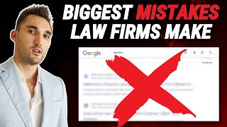 Biggest Mistakes Law Firms Make On Google [upl. by Shotton295]