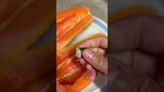 The caviar of fruit Finger limes 🤤 LISTEN to the sound as they pop out Oddly satisfying  Hawaii [upl. by Brady]