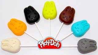 Учим цвета на английском языке с чупа чупсами зайчиками из пластилина PlayDoh [upl. by Mcgrath]