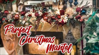 Perfect Christmas Mantel Tutorial By Jeanna Loves Christmas [upl. by Evangelia]