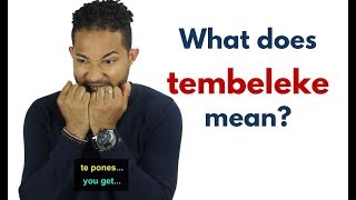 Dominican Spanish Lesson  What does TEMBELEKE mean [upl. by Adnauq797]