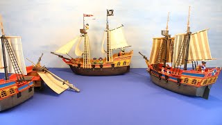 Playmobil Pirates The Big Sea Battle For Gold [upl. by Ahsimac522]