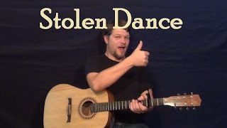 Stolen Dance Milky Chance Guitar Lesson How to Play Strum Fingerstyle [upl. by Aiekan]