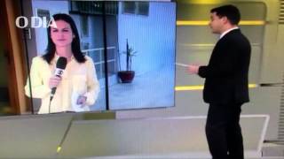 Evaristo Costa chama repórter de Viviane Araújo no Jornal Hoje [upl. by Eilesor]