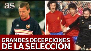 SELECCIÓN  Los grandes fracasos de la Selección Española Mundial Eurocopa clasificaciones AS [upl. by Kaden]