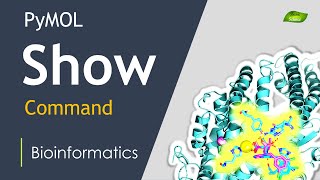 Show Command  PyMOL Tutorial  Molecule Visualization  Bioinformatics  Basic Science Series [upl. by Pedroza]