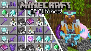 Top 3 Op Glitches in Survival Minecraft 120 OP Any Item Dupe Glitch illegal items  More [upl. by Ahsirhcal445]