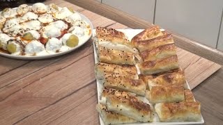 Patatesli Peynirli Banyolu Börek Tarifihazir yufkadan Yoğurtlu Patates Topları [upl. by Aihsekat]