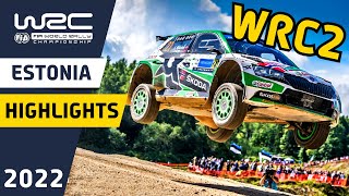 WRC Rally Highlights  WRC Rally Estonia 2022  WRC2 Friday [upl. by Libys]