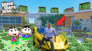 GTA 5  Shinchan Pinchan amp Franklin Become The Richest Person Ever In Gta 5  Gta 5 mods  gta V [upl. by Hinkle]