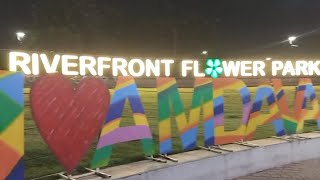 sabarmati riverfront flower park atal bridge  Ahmedabad tourist places Gujrat tour [upl. by Adyeren818]