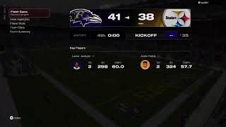 Ravens vs Steelers [upl. by Eannyl]