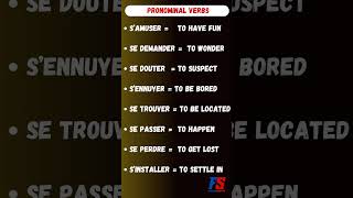 French Pronominal verbs [upl. by Sleinad452]