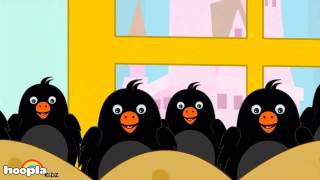 Sing A Song Of Six Pence Song  HooplaKidz Nursery Rhymes amp Kids Songs [upl. by Nnauol]