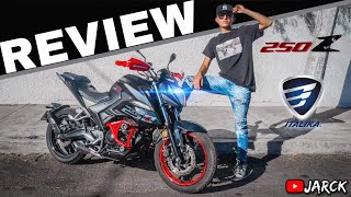 REVIEW Italika 250Z 2024 y TEST DRIVE  TOP SPEED  JARCK [upl. by Rramel]