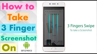 How to take Three finger screenshot on any Android phone I Three finger screenshot I Mostly Unique [upl. by Naji]