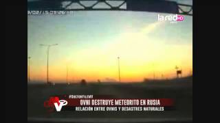 Ovni destruye meteorito en Rusia y la cruz de objetos voladores en los cielos de EEUU [upl. by Sammy]