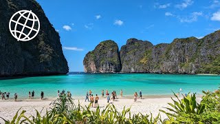 Maia Bay and the Phi Phi Islands Thailand Amazing Places 4K [upl. by Amorete]