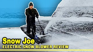 Snow Joe 24VX2SB22 Electric Snow Blower Review [upl. by Kery]