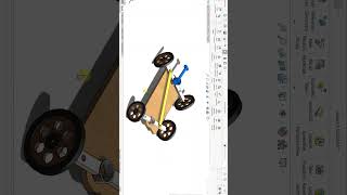 Steering Mechanism Animation automobile engineering solidworks animation mechanism mechanical [upl. by Siuoleoj272]