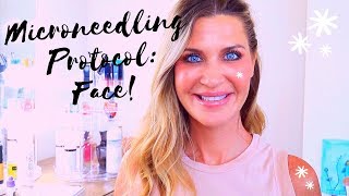 MicroneedlingCIT at HOME Facial protocol 2019  Demo  Tips [upl. by Gad]