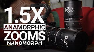 Anamorphic ZOOMS  Laowa 15X Nanomorph 2855mm and 50100mm Review [upl. by Rhyne]