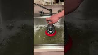 How To Unclog A Sink Yourself using bleach dish soap a plunger amp wire [upl. by Retnuh]