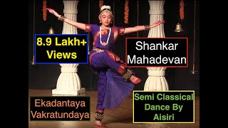 Ekadantaya Vakratundaya  Shankar Mahadevan  Ganesh Vandana  Ganesh chaturthi Dance With Srabonti [upl. by Caravette]