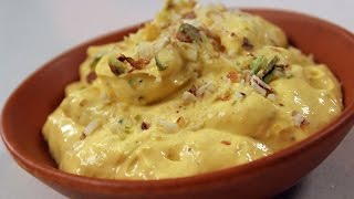 Mango Shrikhand  Sanjeev Kapoor Khazana [upl. by Enilarac]