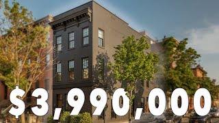 AwardWinning Modern Brooklyn Townhouse w Stacked 2 Car Garage amp Rooftop in Carroll Gardens NYC [upl. by Tsyhtema]